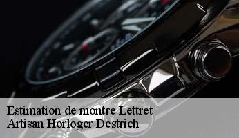 Estimation de montre  lettret-05130 Artisan Horloger Destrich