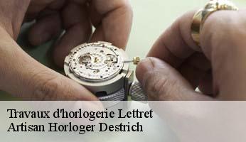 Travaux d'horlogerie  lettret-05130 Artisan Horloger Destrich